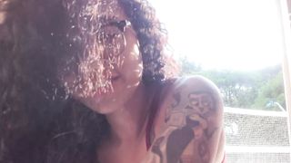 Having Fun on the Balcony