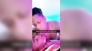 My Cousin went away for a Weekend and I Fucked his Girl on my Snapchat