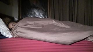 Tiny Ebony Step Sister Shares Brother's Bed - Xianna Hill