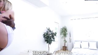 BBCPIE Interracial Sex with Multiple Creampies Deep inside Tiny Khloe Kapri