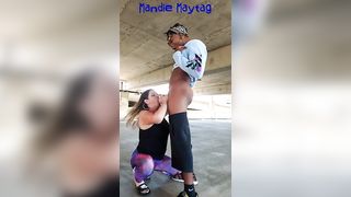 BTS Sucking, Handsome Devan, a Boy half my Age Outdoors