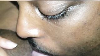 69 with Ebony MILF Eating her Pussy Til she Cums