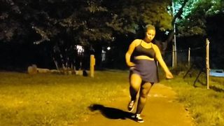 Yoga...with no Panties