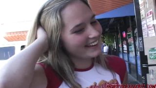 18 Year old Takes Huge Black Cock