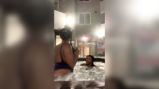Chanell Heart Fucks Megan Vaughn in the Buidling Jacuzzi (NEIGHBORS WATCH)