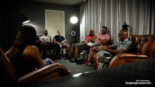 La La Fucks 5 Guys and Eats Cum!