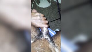 Step mom caught me jacking off