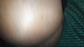 Dirty ebony nurse fucked after shift