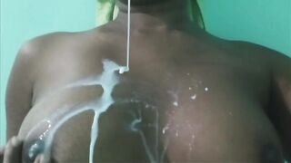 Bathing myself and waiting for my husband to get home