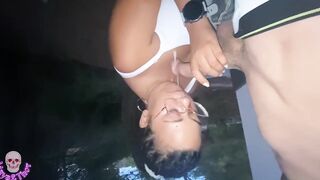 I play with my friend and end up penetrating her in the forest