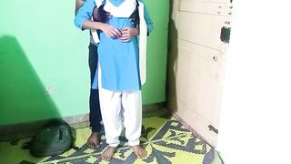 College Couples Sex on Terrace