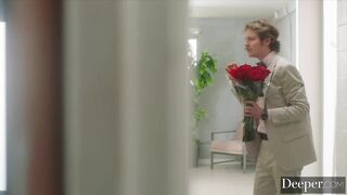 Deeper. BBC-Hungry Blonde Amber Moore Cucks Loser Boyfriend