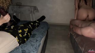 Wife Swap Didn't Bring Joy BBC Tight Pussy Couldn't Accommodate His Cock, Blowjob Remains