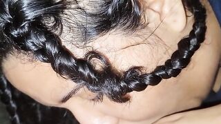 A black college girl gives oral sex to her boyfriend's best friend