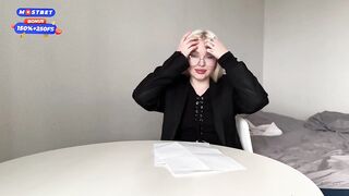 A strict teacher with a big ass, in stockings, taught a history lesson.