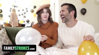 Rubbing My Step-Daughter's Clit Right Next To Her Oblivious Step-Mother - Family Strokes