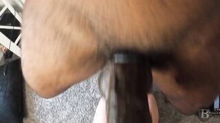 FPOV You get your throat fucked by a big thick buldging cum blasing BBC
