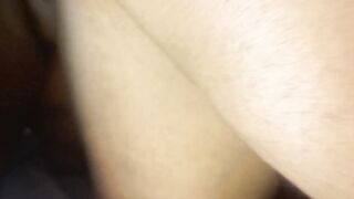 sexy Ebony with big ass and nice breast got fingered and massaged by a bbc