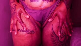 Edge to My Oily Ass & Pretty Pussy While I Talk Slutty In My Bedroom | Pink Light Panty Play Pt. 2