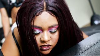 He can't Handle the FAT PUSSY and ASS - BUSTS ON ASS CHEEKS