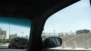 Wife sucks Uber drivers Black dick for FREE RIDE!