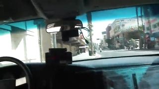 Wife sucks Uber drivers Black dick for FREE RIDE!