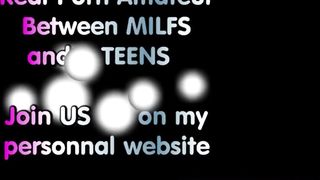 2 hot lesbian milfs on beach with voyeurs