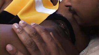 Black cheerleader fucks coach of her school team