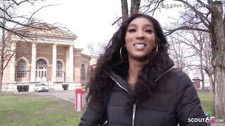 GERMAN SCOUT - SLIM EBONY TEEN RAE PICKED UP AND FUCKED FOR CASH