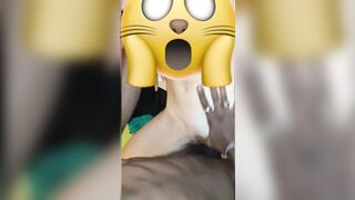 18yo Girlfriend sucks, fucks and cums on BBC