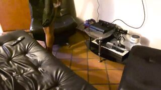 my boss has discovered me naked in the living room of his house. maybe I will lose my job or maybe not...