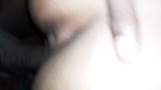 Teen riding BBC foursome riding on top of cock