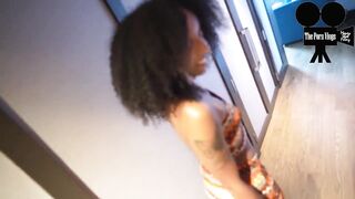 Tiny Ebony Teen Tried To Rob Hot Couple Then Got Fucked 