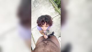 He took me somewhere and made me get on my knees before fucking me