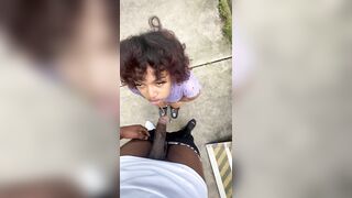 He took me somewhere and made me get on my knees before fucking me