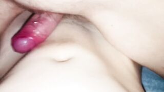 First sex with stepbrother, lost her virginity riding his dick