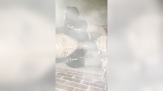 Public sneaky Link Smoke and fuck Cali gets fucked outside by Chris Blaccwood