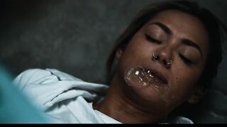 REAL LIFE VORE - Black Goddess squirt over Veronica Leal and swallow her
