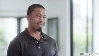 MILFY Curvy Blonde housewife Bridgette can't resist his BBC