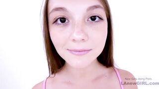 Petite Teen TIK TOKer fucks Step-Dad at schoolgirl auditions