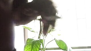 Afternoon quicky smoking and blowjobs for lunch daddy cums in my mouth