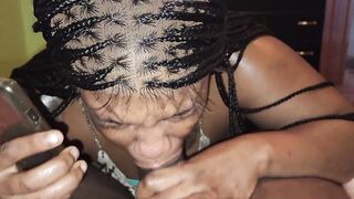 Crazy deepthroat gagging