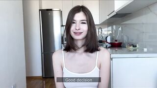 Neighbor wanted sex and the condom lost in her pussy