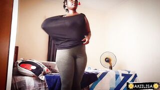 Nudist babe AKIILISA dressing up for a picnic/first time