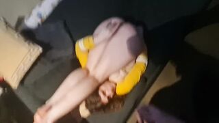 Princess Puppy Kat gets filmed while Deep Throating