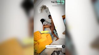 Home Alone With 18yo Stepsis!(Real Kenyan Raw Standing Sex)
