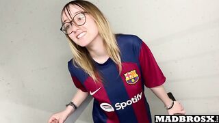 A Barcelona Supporter Fucked By PSG Fans in The Corridors Of The Football Stadium !!!