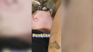 Hard face fuck deep throat pie sperma