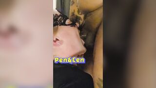 Hard face fuck deep throat pie sperma