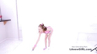 Super cute Blonde Teen fucked by step-dad